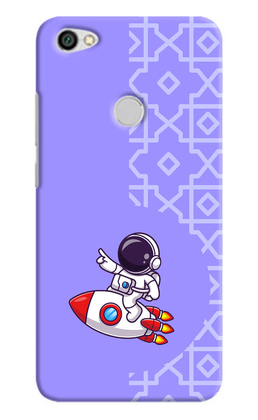 Cute Astronaut Redmi Y1 Hard Case Back Cover by Casekaro