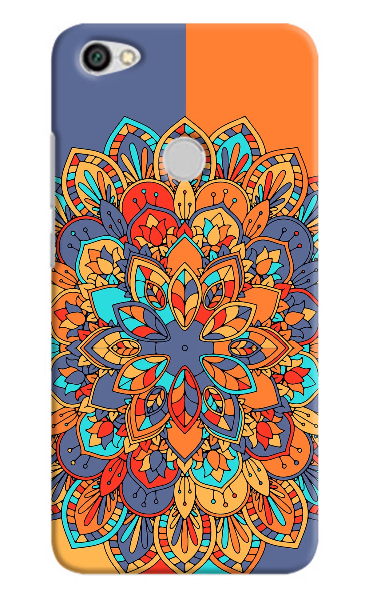 Color Mandala Redmi Y1 Hard Case Back Cover by Casekaro