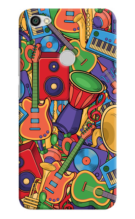 Music Instrument Doodle Redmi Y1 Hard Case Back Cover by Casekaro