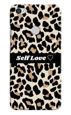 Leopard Print Self Love Redmi Y1 Hard Case Back Cover by Casekaro