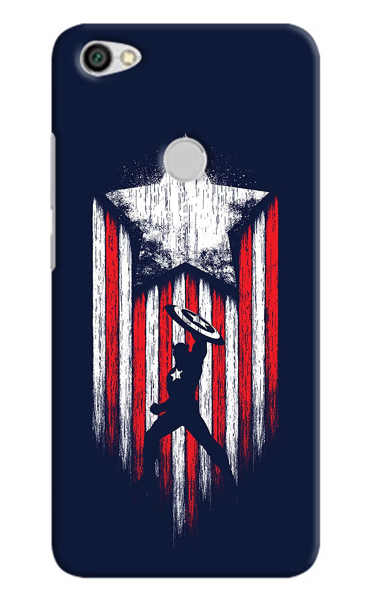 Captain America Marvel Art Redmi Y1 Hard Case Back Cover by Casekaro