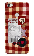 Queen of Disaster Redmi Y1 Hard Case Back Cover by Casekaro