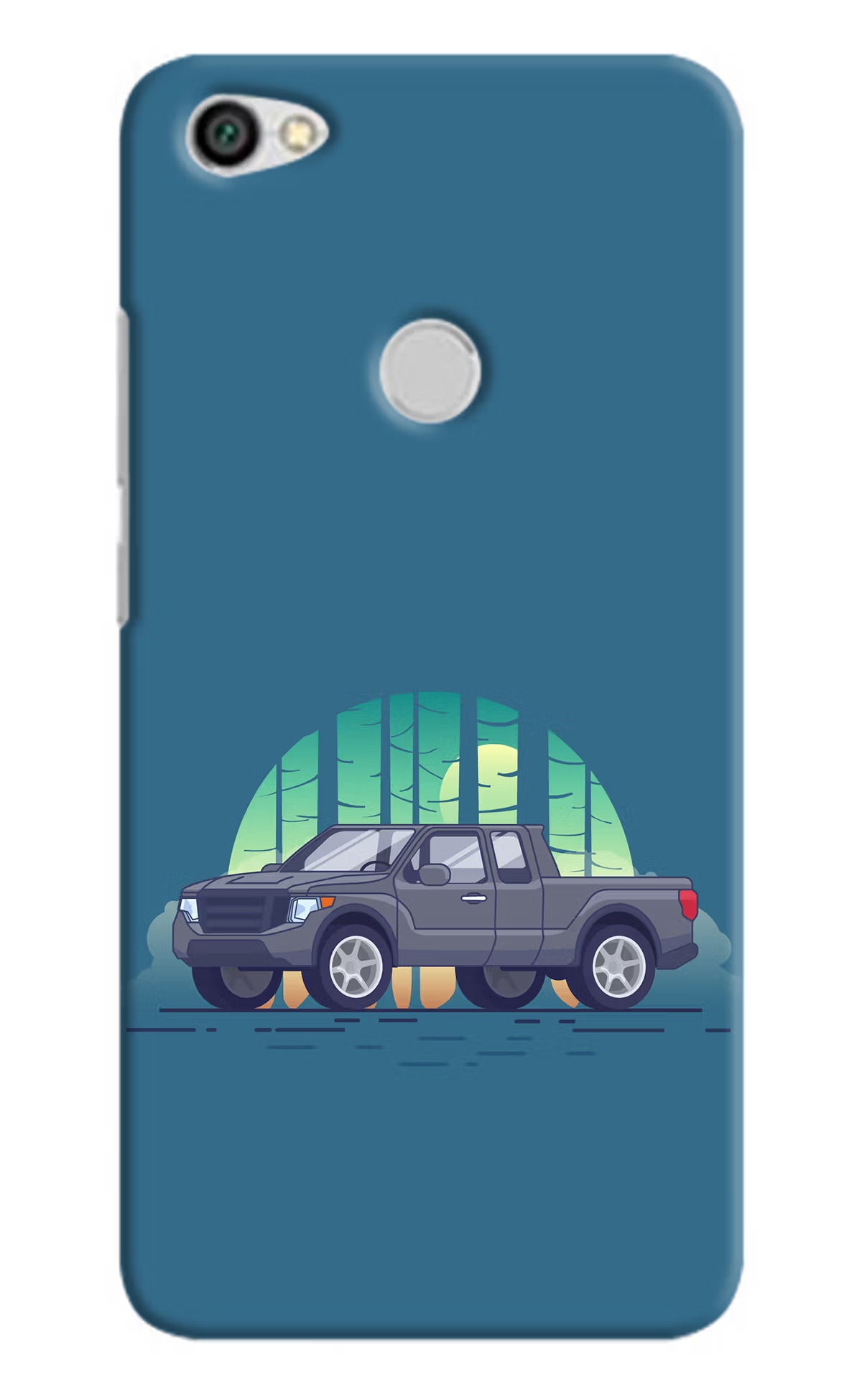 Retro Garage Vibe Redmi Y1 Hard Case Back Cover by Casekaro