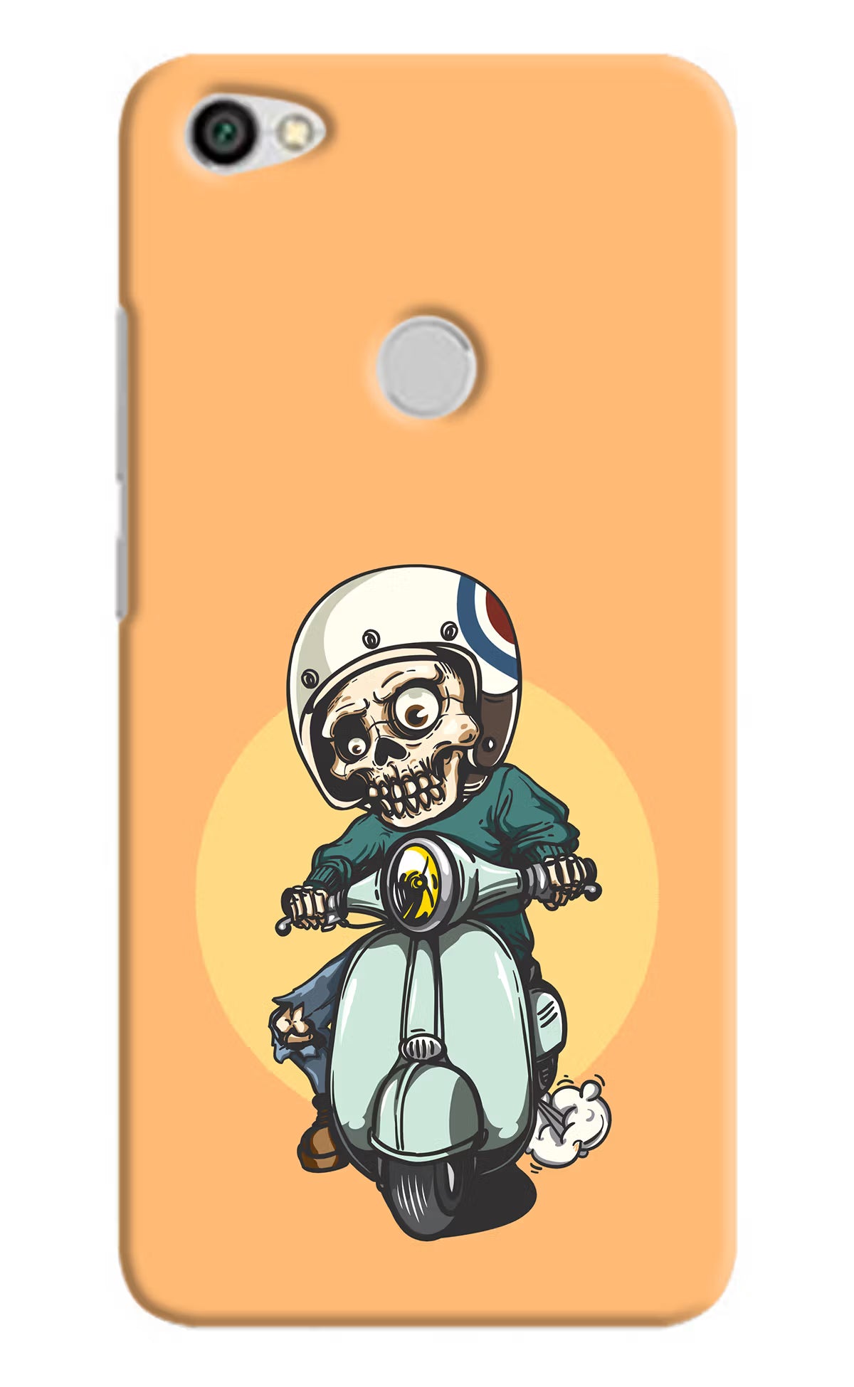 Undead Biker Redmi Y1 Hard Case Back Cover by Casekaro