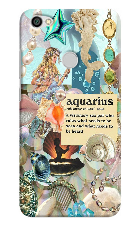 Aquarius Zodiac Redmi Y1 Hard Case Back Cover by Casekaro