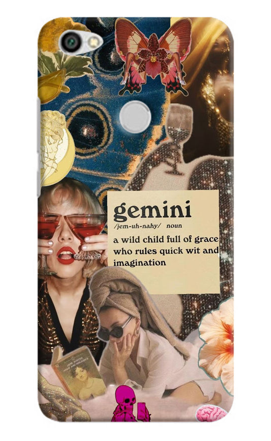 Gemini Zodiac Redmi Y1 Hard Case Back Cover by Casekaro
