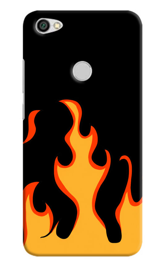 Fired Up – Black Redmi Y1 Hard Case Back Cover by Casekaro