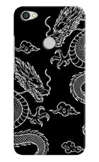 Twin Dragons Redmi Y1 Hard Case Back Cover by Casekaro