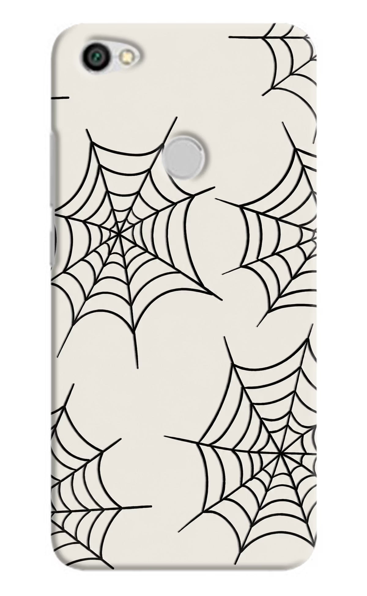 Spider Web Redmi Y1 Hard Case Back Cover by Casekaro