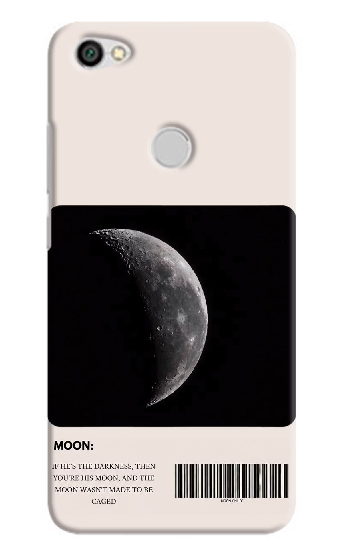 Moon Phase Redmi Y1 Back Cover