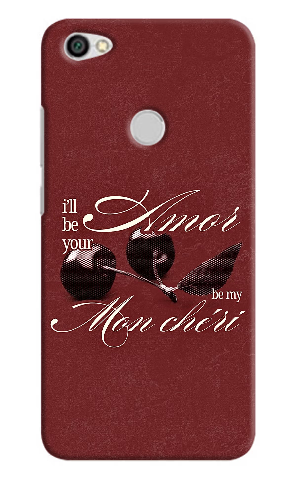 Velvet Cherry Redmi Y1 Back Cover