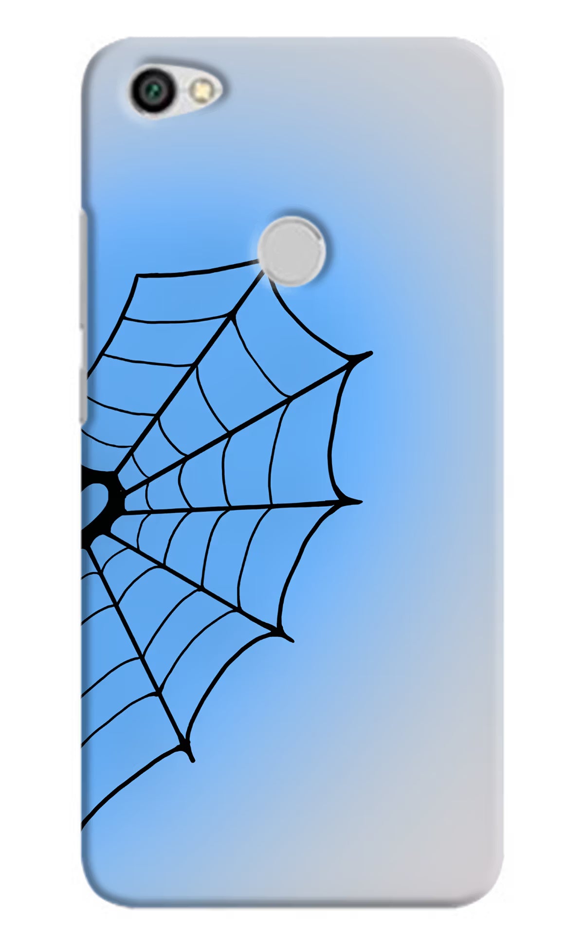 Blue Web Redmi Y1 Back Cover