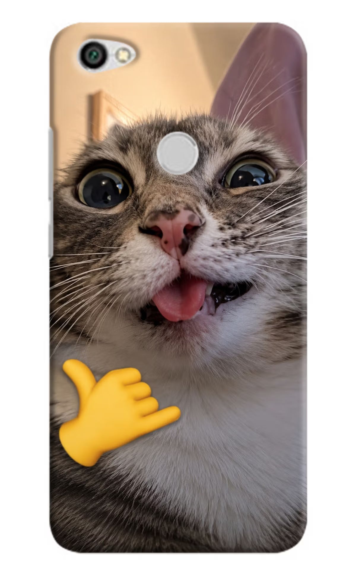 Silly Cat Call Redmi Y1 Back Cover