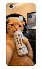 Gamer Cat Energy Redmi Y1 Hard Case Back Cover by Casekaro