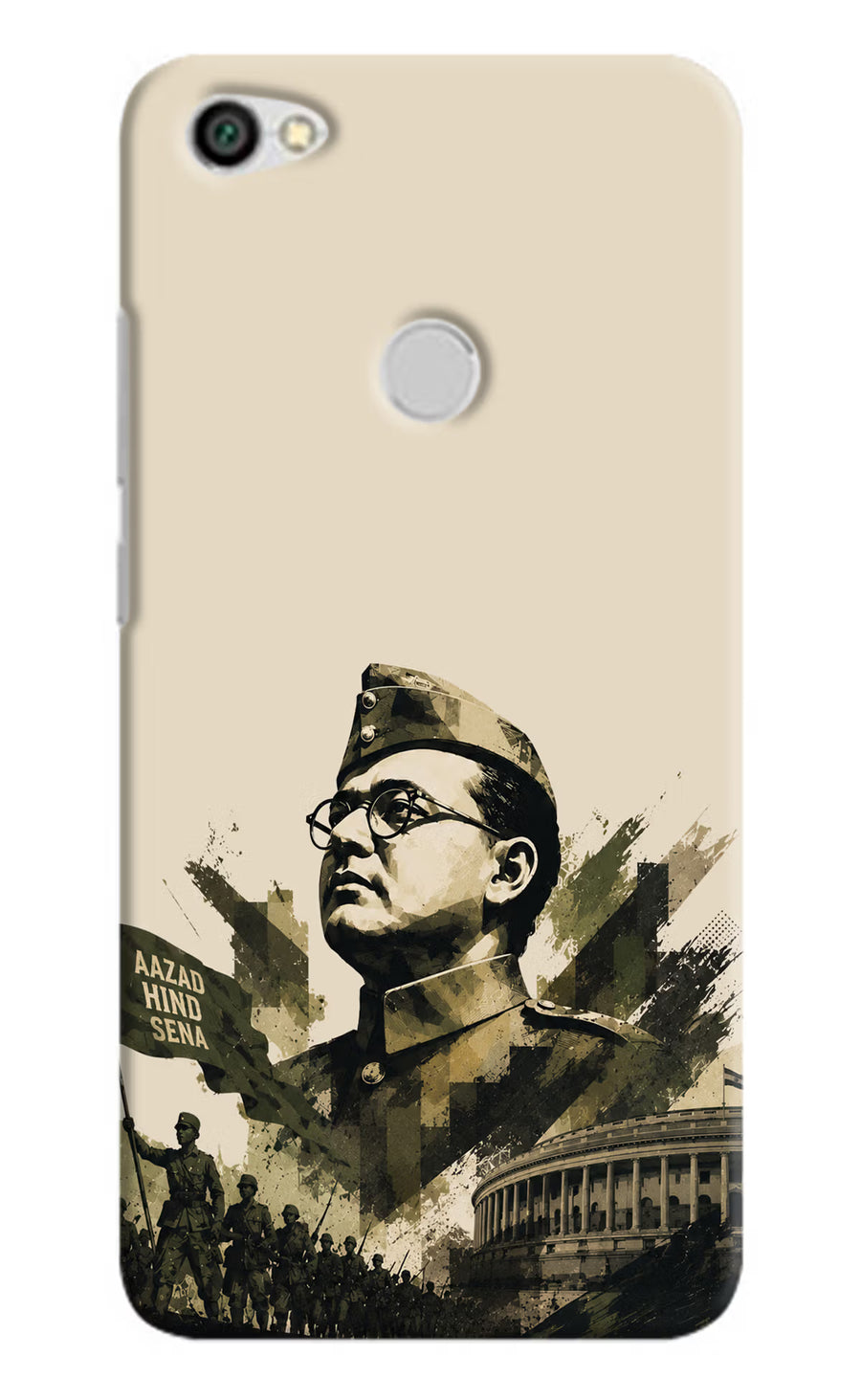 Netaji Rising Redmi Y1 Back Cover, Hard case