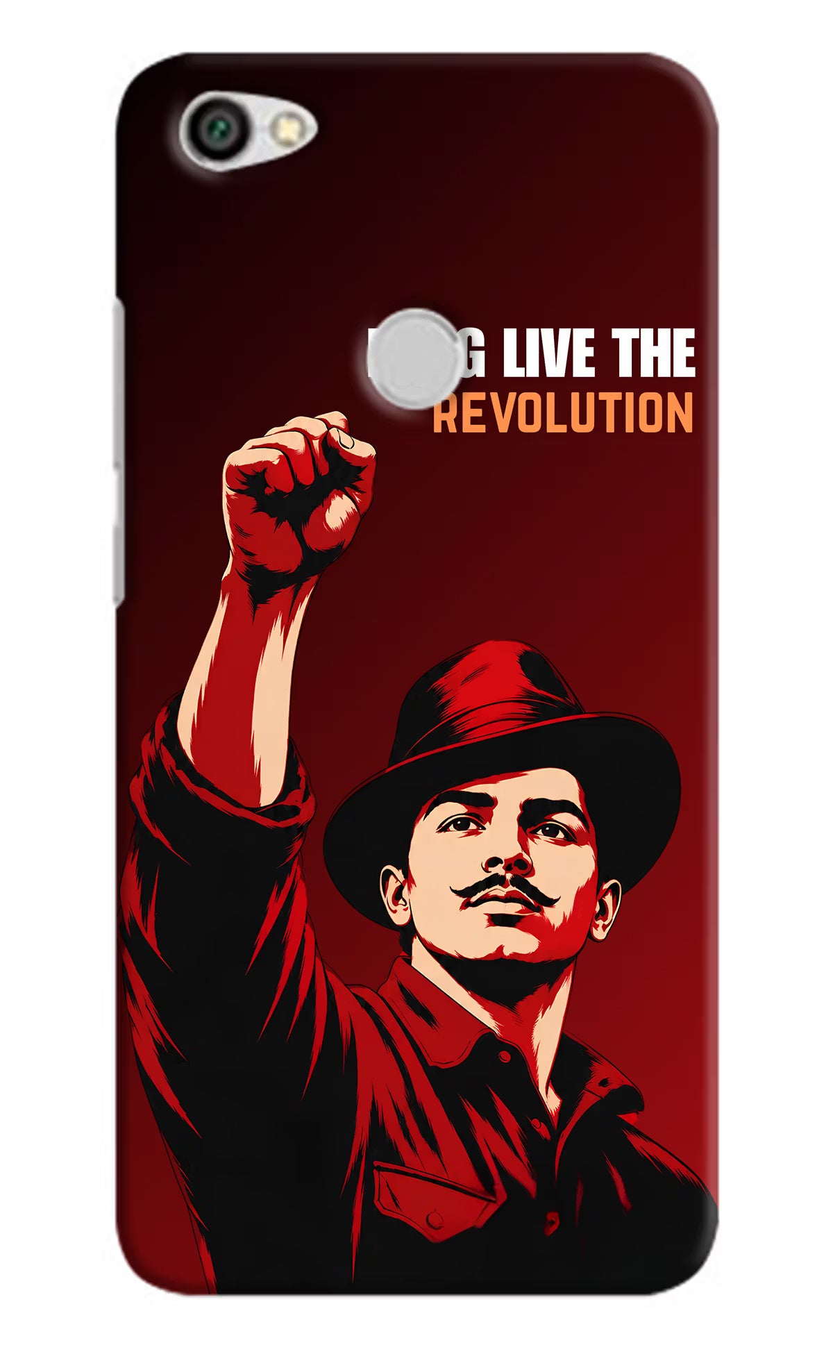 Bhagat Singh Revolution Redmi Y1 Back Cover