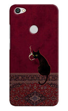 Midnight Cat Redmi Y1 Hard Case Back Cover by Casekaro