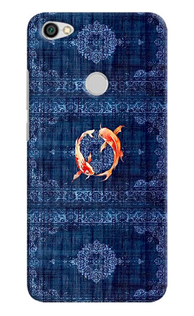 Koi Blue Redmi Y1 Hard Case Back Cover by Casekaro