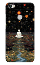 Space Monk Redmi Y1 Hard Case Back Cover by Casekaro