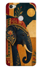 Royal Elephant Redmi Y1 Hard Case Back Cover by Casekaro