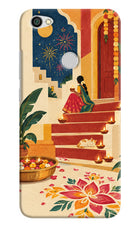 Diwali Rangoli Redmi Y1 Hard Case Back Cover by Casekaro