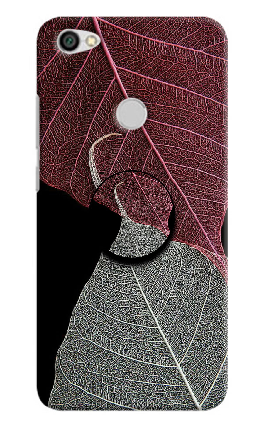 Leaf Pattern Redmi Y1 Pop Case, Hard case