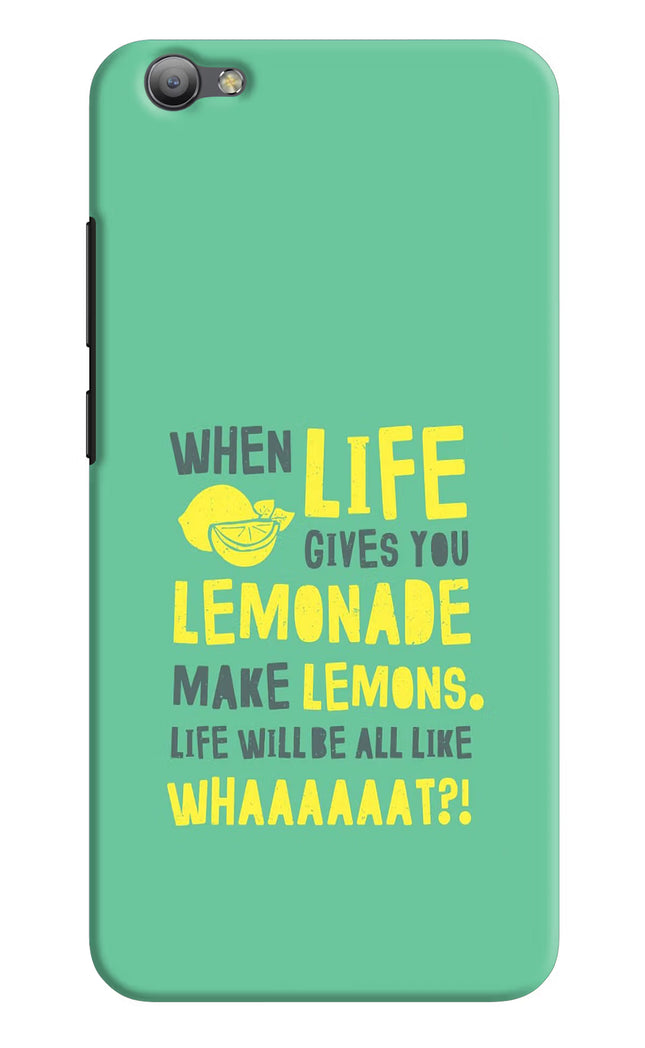 Quote Vivo V5/V5s Hard Case Back Cover by Casekaro