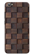 Wooden Cube Design Vivo V5/V5s Hard Case Back Cover by Casekaro