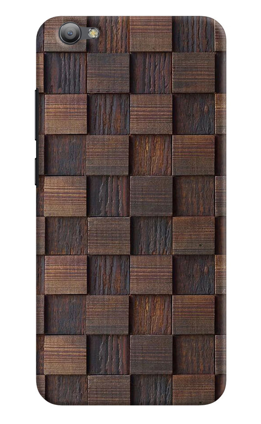 Wooden Cube Design Vivo V5/V5s Hard Case Back Cover by Casekaro