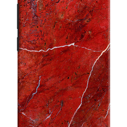 Red Marble Design Vivo V5/V5s Hard Case Back Cover by Casekaro