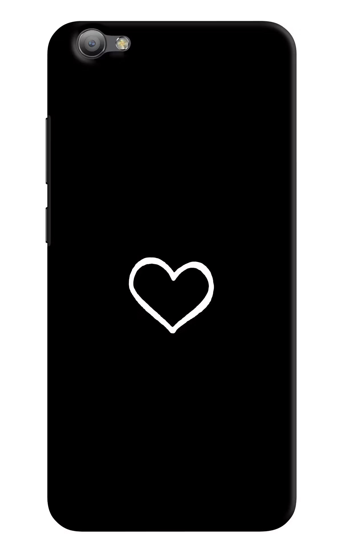 Heart Vivo V5/V5s Hard Case Back Cover by Casekaro