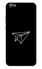 Paper Plane White Vivo V5/V5s Hard Case Back Cover by Casekaro