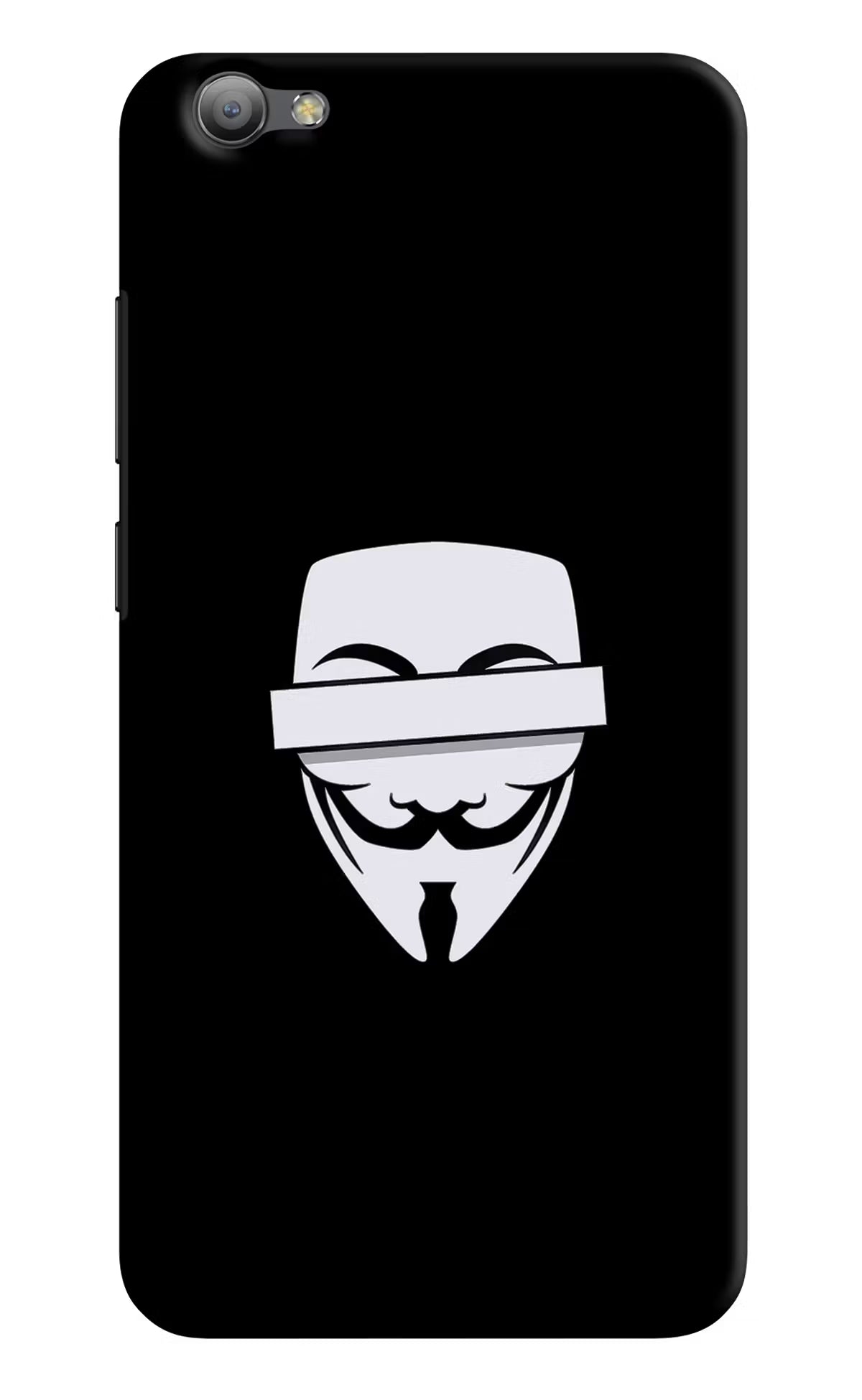 Anonymous Face Vivo V5/V5s Hard Case Back Cover by Casekaro