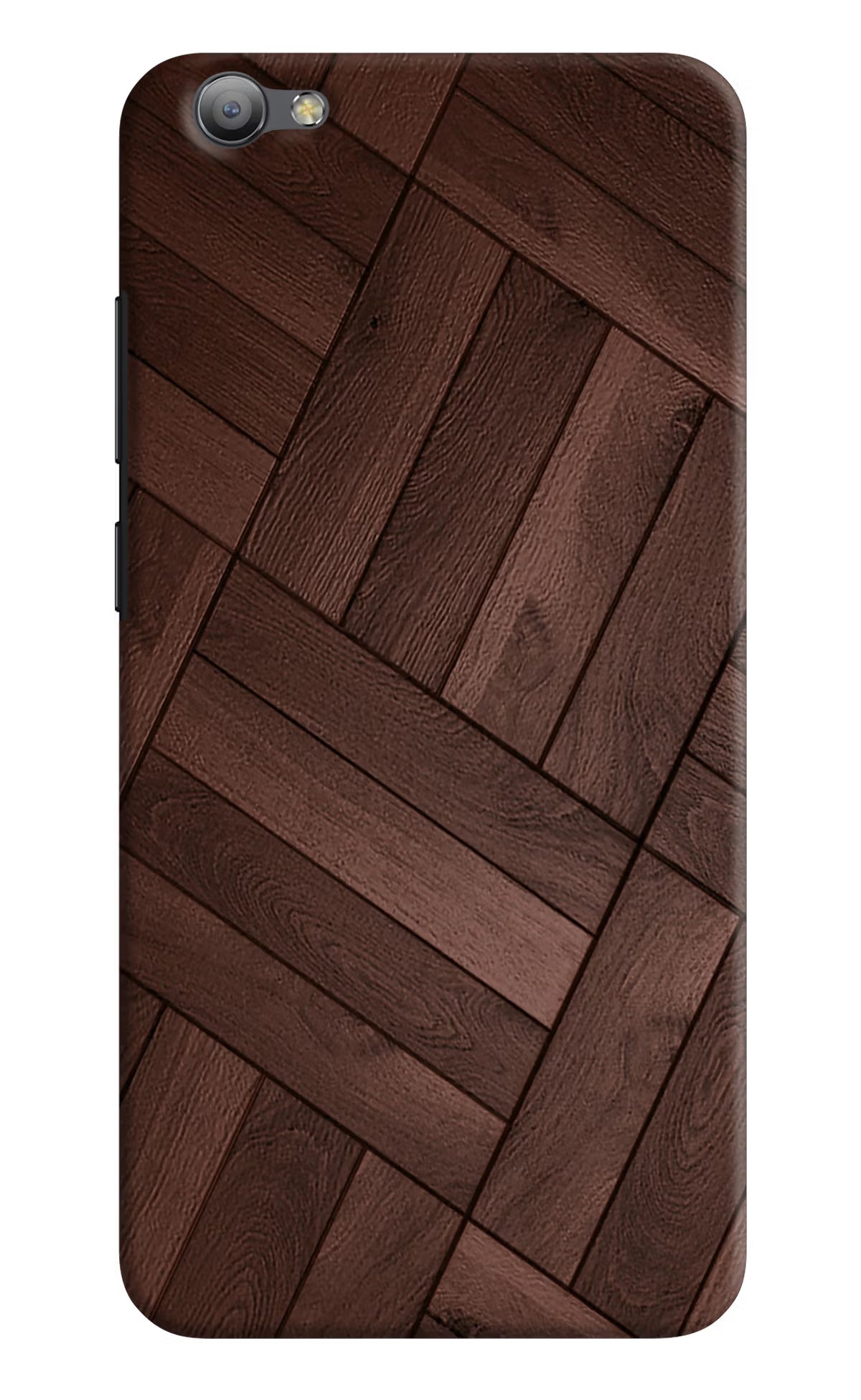 Wooden Texture Design Vivo V5/V5s Hard Case Back Cover by Casekaro