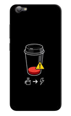 Coffee Vivo V5/V5s Hard Case Back Cover by Casekaro
