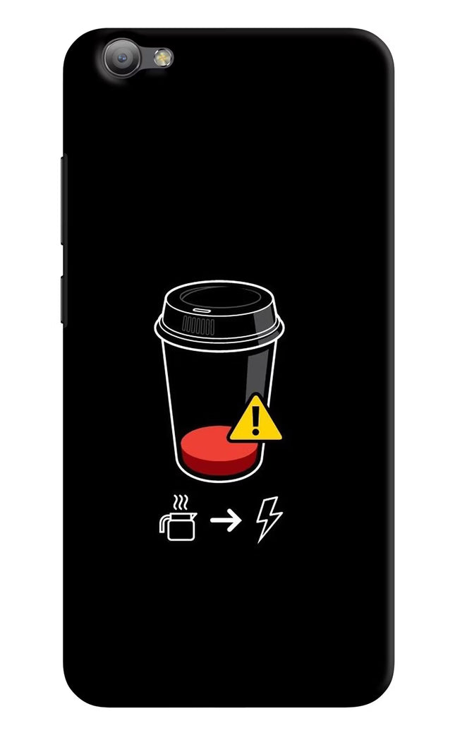 Coffee Vivo V5/V5s Hard Case Back Cover by Casekaro