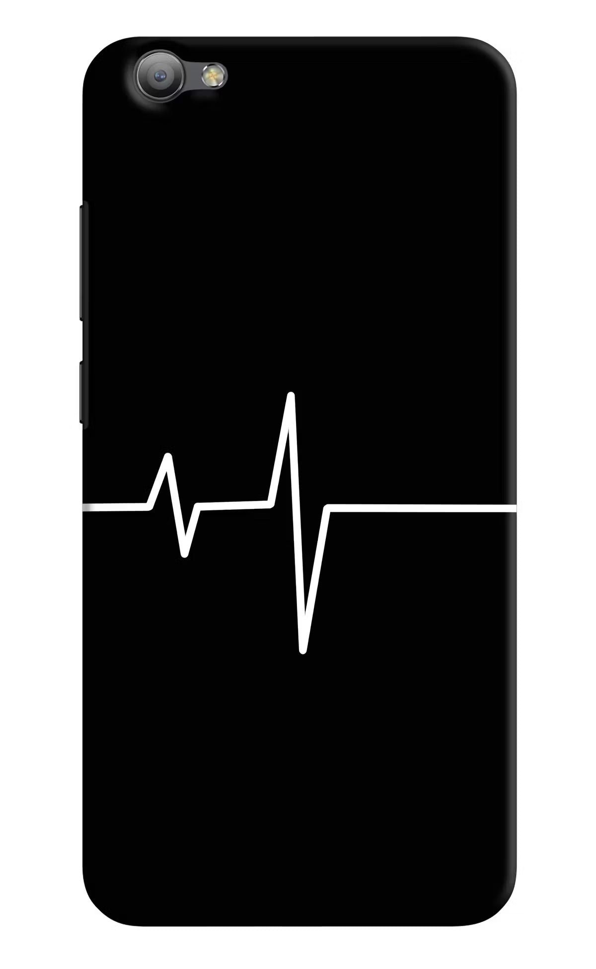 Heart Beats Vivo V5/V5s Hard Case Back Cover by Casekaro