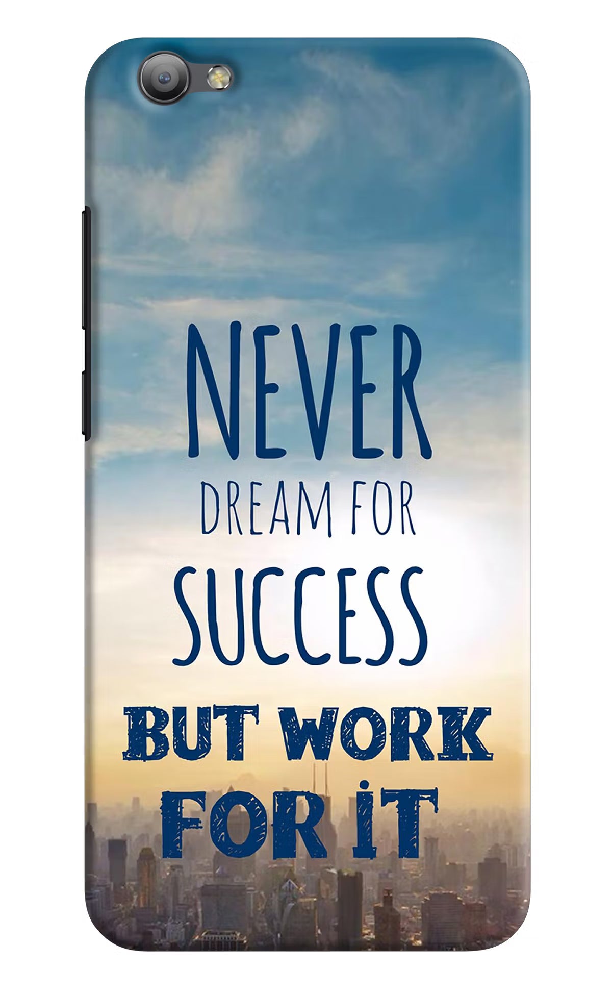 Never Dream For Success But Work For It Vivo V5/V5s Hard Case Back Cover by Casekaro