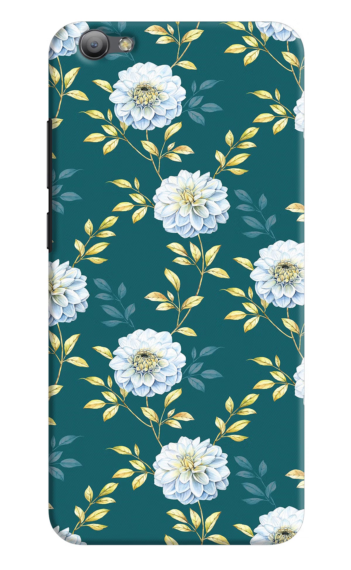Flowers Vivo V5/V5s Hard Case Back Cover by Casekaro