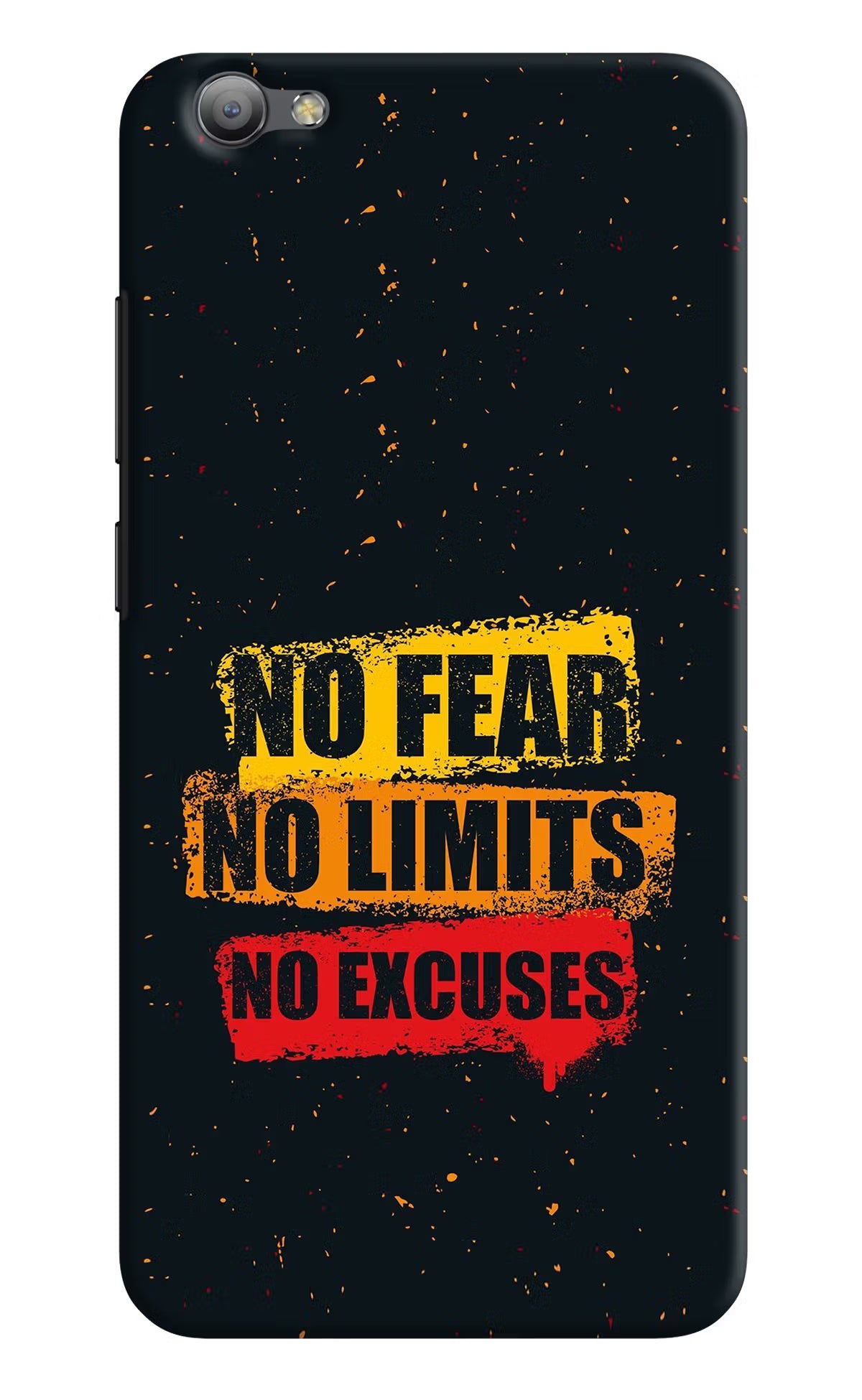 No Fear No Limits No Excuse Vivo V5/V5s Hard Case Back Cover by Casekaro