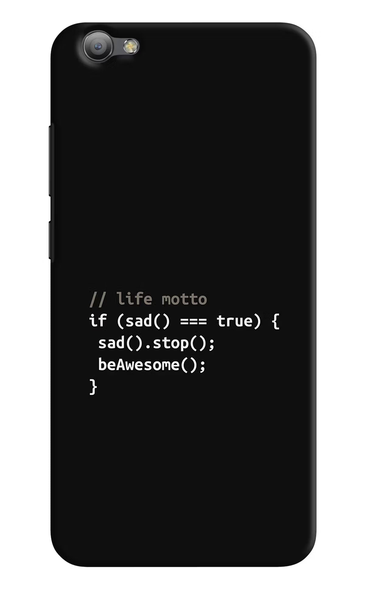 Life Motto Code Vivo V5/V5s Hard Case Back Cover by Casekaro