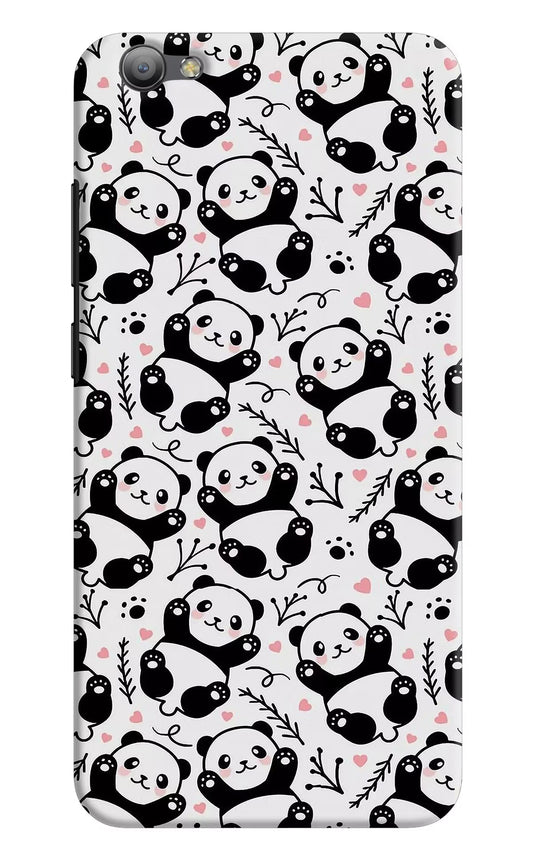 Cute Panda Vivo V5/V5s Hard Case Back Cover by Casekaro