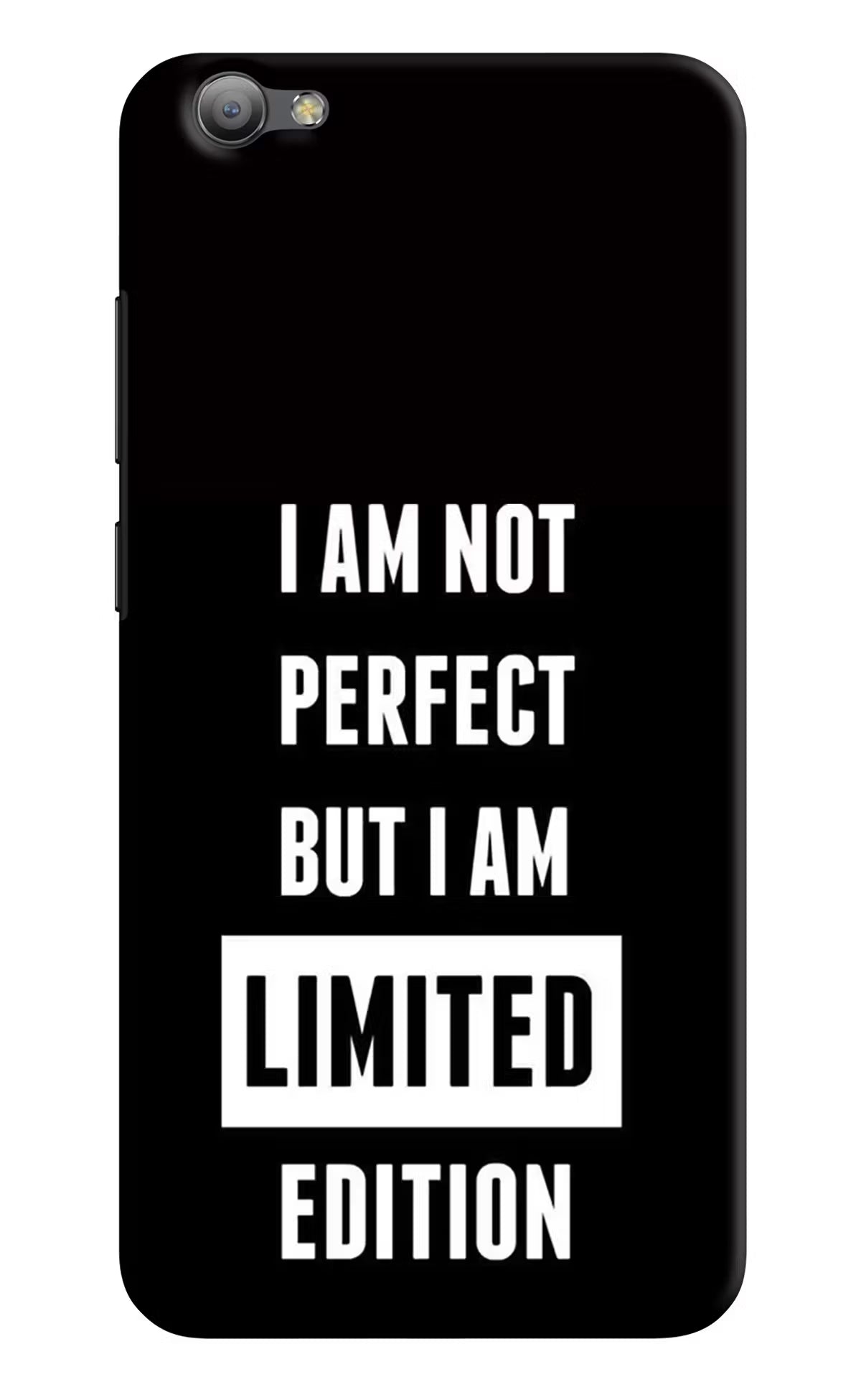 I Am Not Perfect But I Am Limited Edition Vivo V5/V5s Hard Case Back Cover by Casekaro