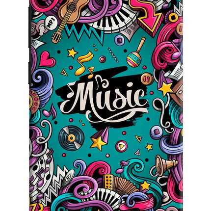 Music Graffiti Vivo V5/V5s Hard Case Back Cover by Casekaro
