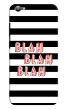 Blah Blah Blah Vivo V5/V5s Hard Case Back Cover by Casekaro