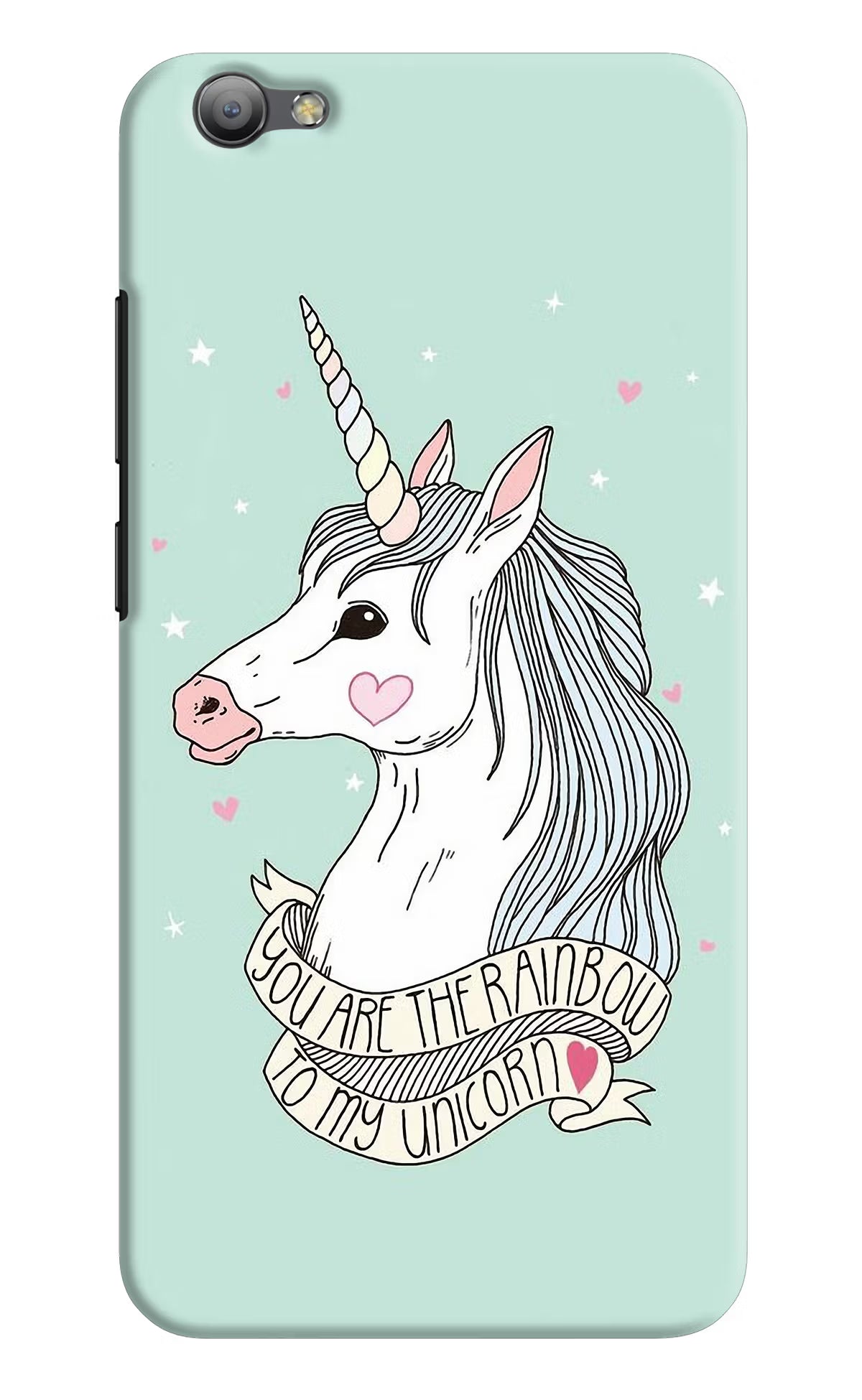 Unicorn Wallpaper Vivo V5/V5s Hard Case Back Cover by Casekaro