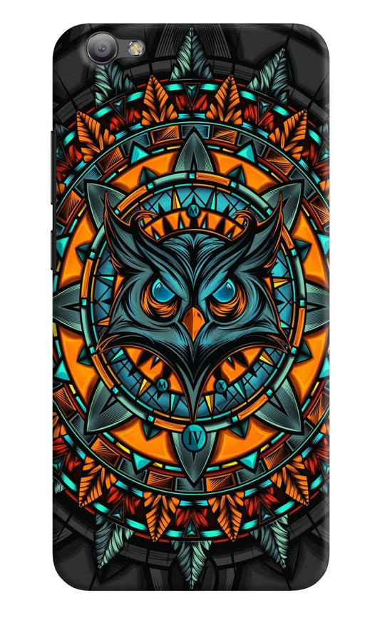 Angry Owl Art Vivo V5/V5s Hard Case Back Cover by Casekaro
