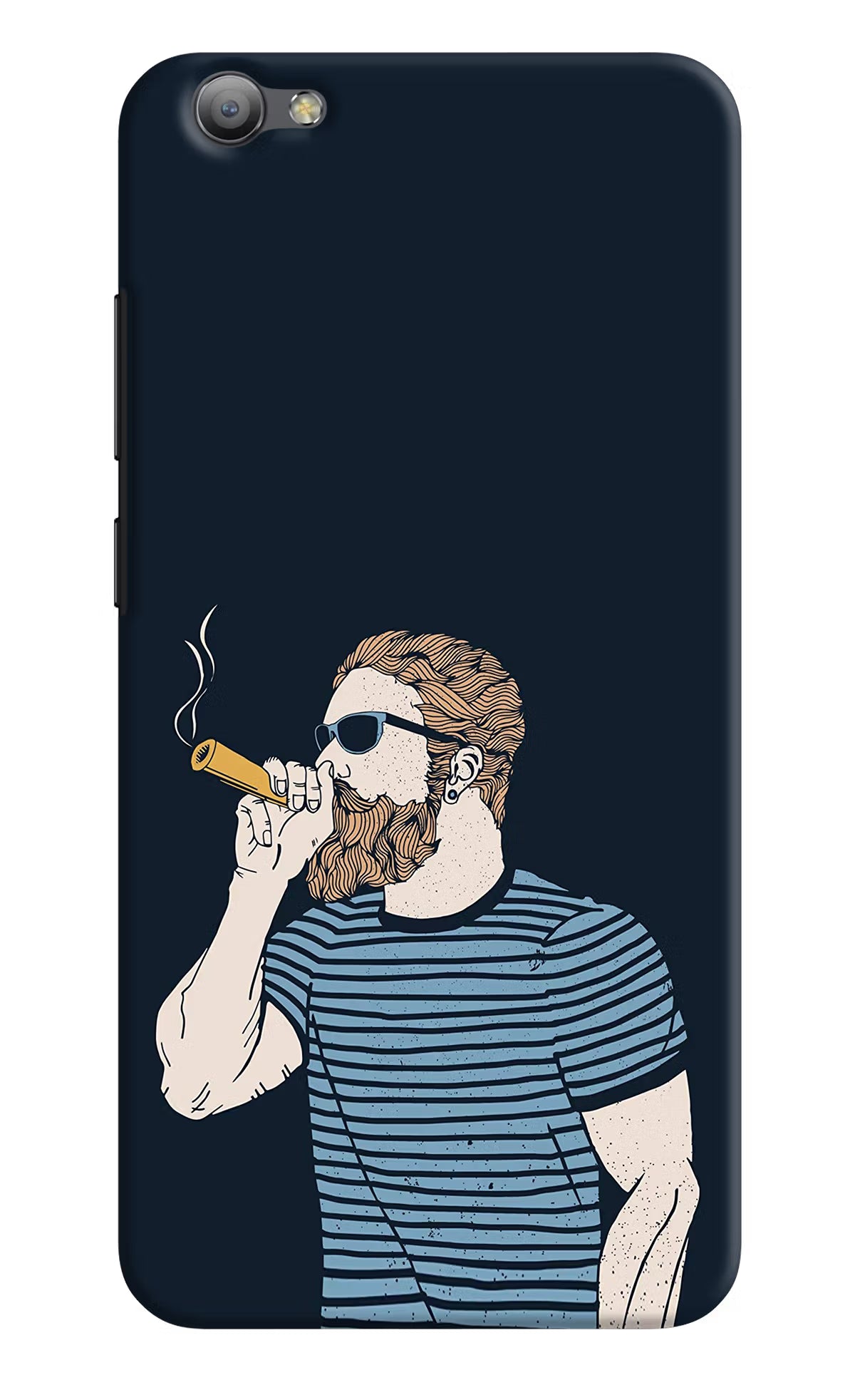 Smoking Vivo V5/V5s Hard Case Back Cover by Casekaro