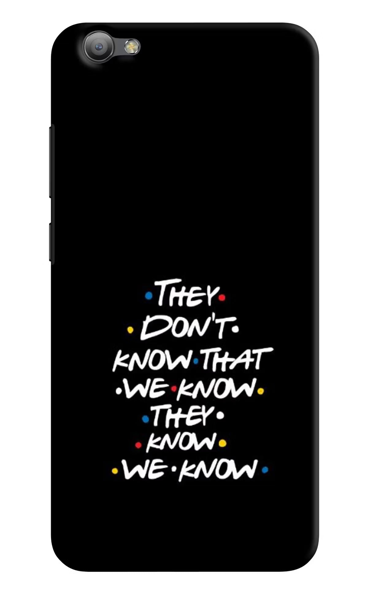 FRIENDS Dialogue Vivo V5/V5s Hard Case Back Cover by Casekaro