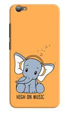 High On Music Vivo V5/V5s Hard Case Back Cover by Casekaro